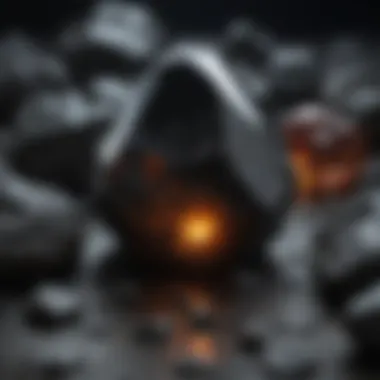 Historical Significance of Obsidian Obsidian artifacts displayed in a historical context
