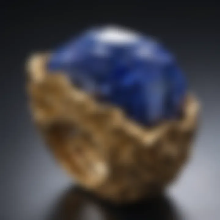 Beautiful Lapis Lazuli with shimmering gold flecks, emphasizing its cultural significance throughout history.