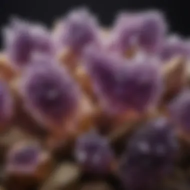 The Beauty of Bulk Amethyst Clusters A stunning display of bulk amethyst clusters showcasing their intricate crystal formations and hues.