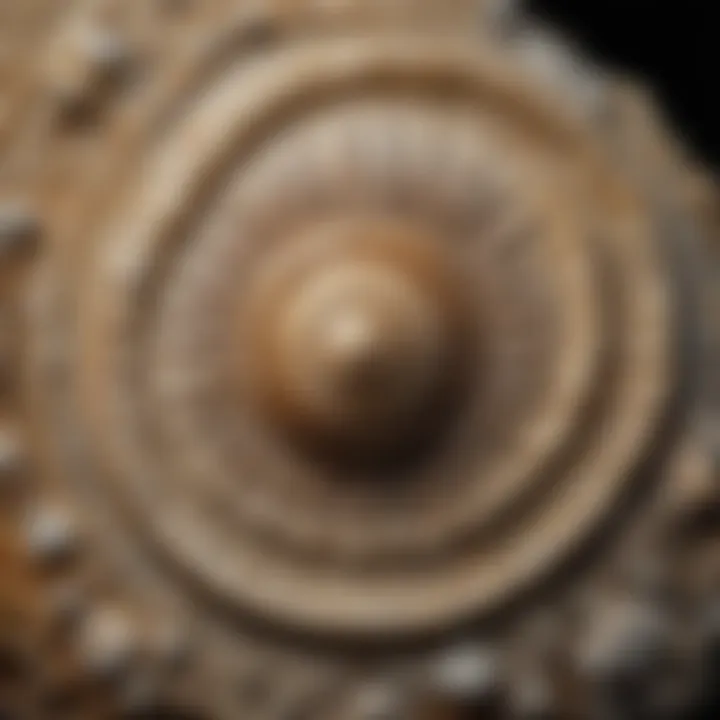 Detailed Fossilized Brachiopod