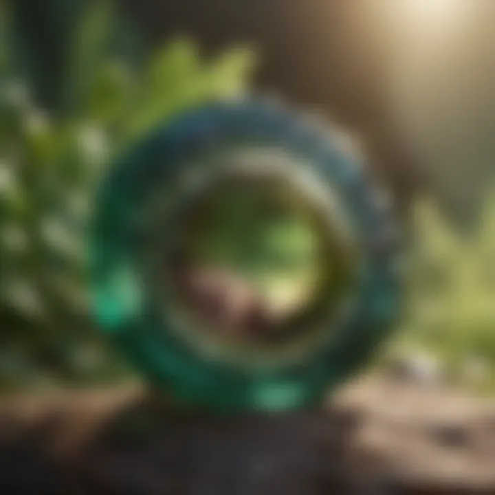 Mesmerizing green tourmaline in a mineral wonderland
