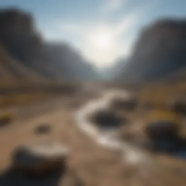 An expansive view of a renowned fossil site in Alberta