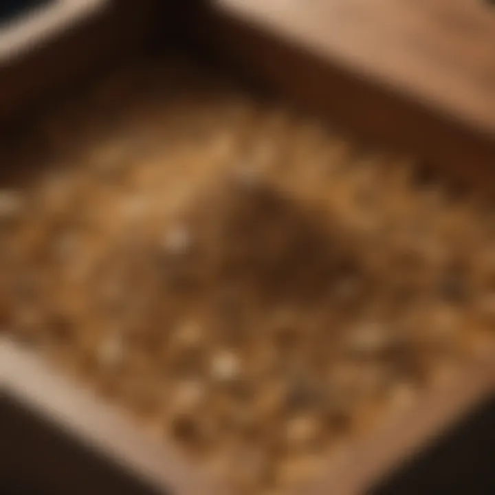 Golden Paydirt in Wooden Box