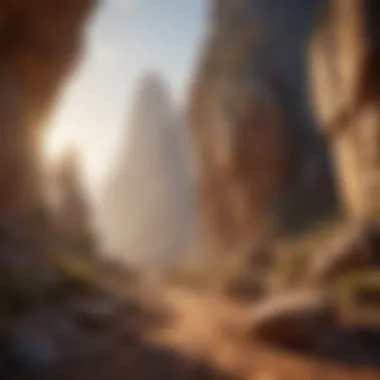 Diverse Rock Formations in Nature A scenic landscape showcasing various rock formations.