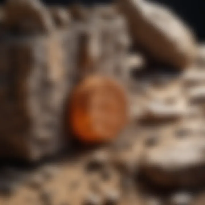Rock core sample extraction