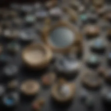 An arrangement of various types of jewelers magnifiers with light, showcasing their unique designs and features
