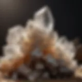 Stunning display of large quartz crystal clusters showcasing unique formations.