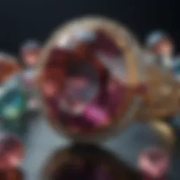 Glimmering Gemstone in Royal Setting