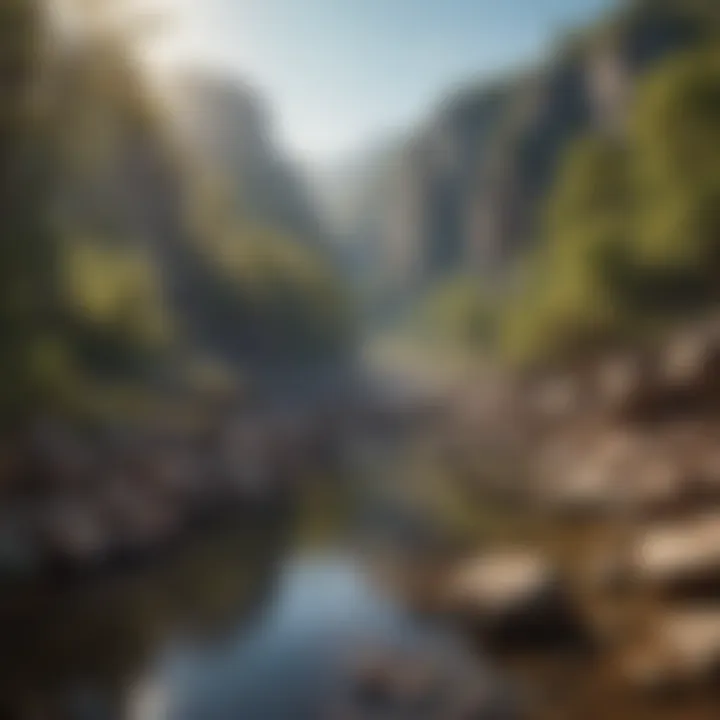 A breathtaking view of Mount Ida showcasing its natural beauty and rugged terrain.
