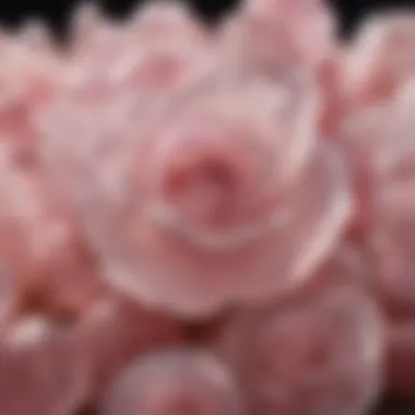 Cultural Significance of Natural Rose Quartz Artistic representation of the cultural significance of natural rose quartz in various traditions and practices