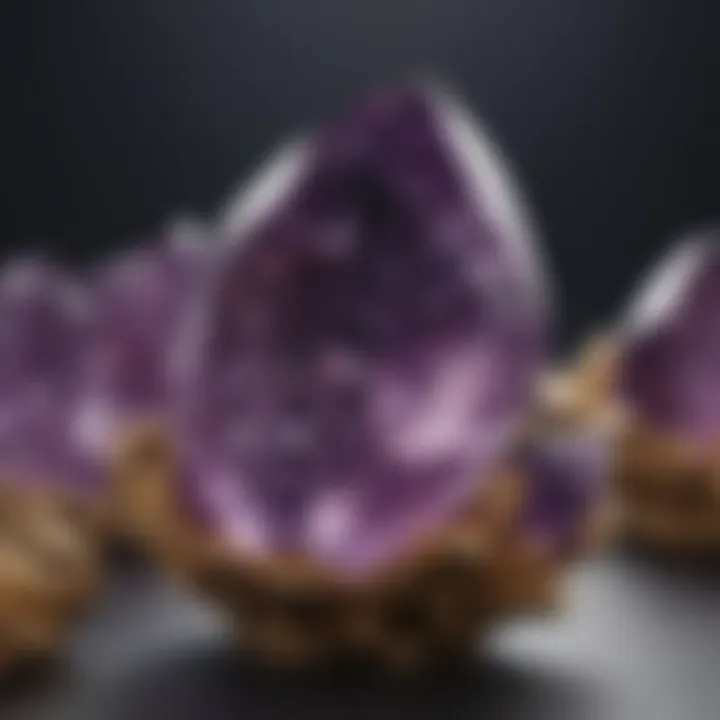 Luxurious amethyst crystal collector's item