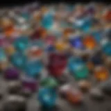 Collection of rare gemstones