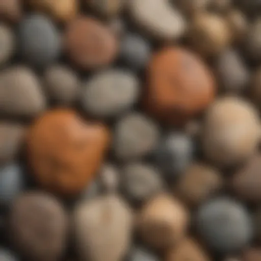 A close-up view of various rock types showcasing their textures and colors