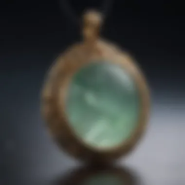 Artisan Jewelry Creation An artisan crafting jewelry using authentic sea glass, showcasing creativity and craftsmanship