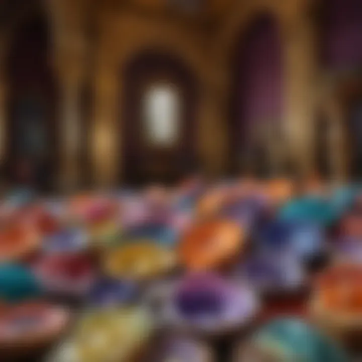 A stunning array of colorful geodes showcasing their vibrant interiors