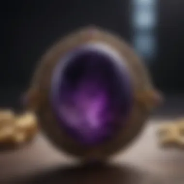 Sugilite Jewelry Creations Elegant jewelry pieces crafted from sugilite, demonstrating its use in fine art
