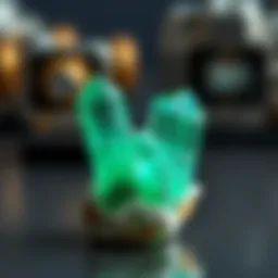 Vibrant raw emerald crystals showcasing their natural beauty and rich color.