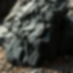 Exploring the Intricacies of Black Flaky Rock Introduction