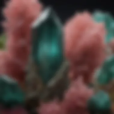 A collection display of large tourmaline crystals accentuating their significance for collectors