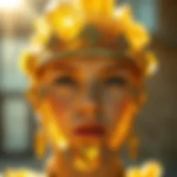 Exploring the Intricacies of Yellow See-Through Crystals Introduction