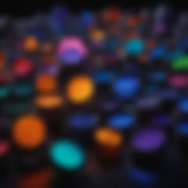 Different types of black lights available for collectors