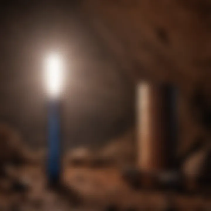 Comparison of different UV flashlight models