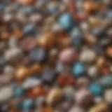 A vibrant collection of assorted rocks and minerals showcasing diverse colors and textures