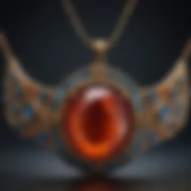 A beautifully crafted piece of jewelry made from Turkish agate.
