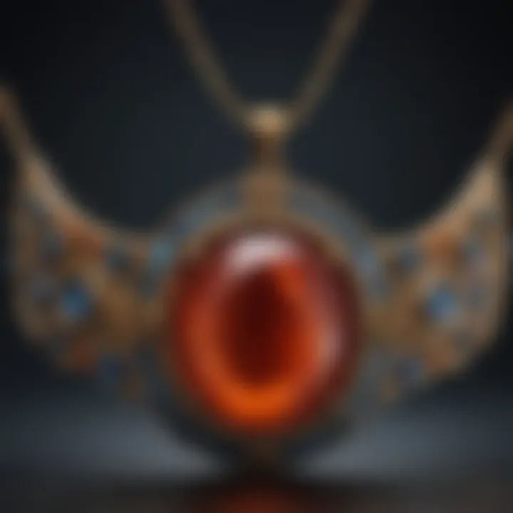 A beautifully crafted piece of jewelry made from Turkish agate.