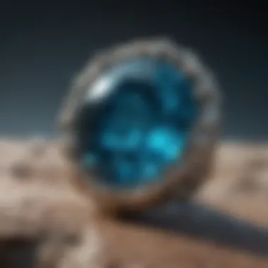 Stunning Blue Tourmaline Gemstone