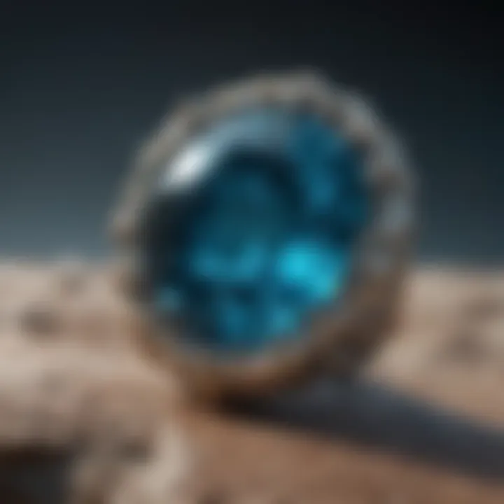 Stunning Blue Tourmaline Gemstone