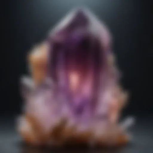 Radiant Amethyst Quartz Crystal