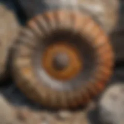 Exquisite Ammonite Fossil in Rock