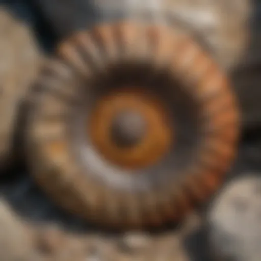 Exquisite Ammonite Fossil in Rock