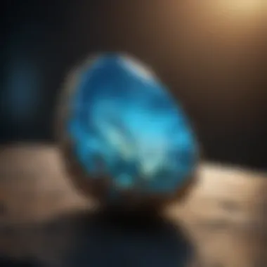 Exquisite Blue Opal Gemstone