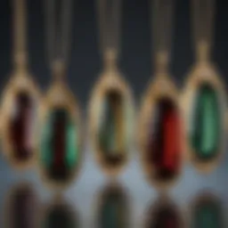 Exquisite Congo Tourmaline Pendants Reflecting Light