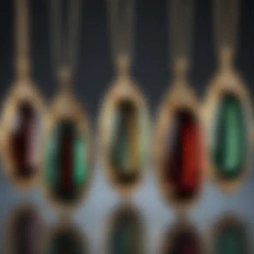 Exquisite Congo Tourmaline Pendants Reflecting Light