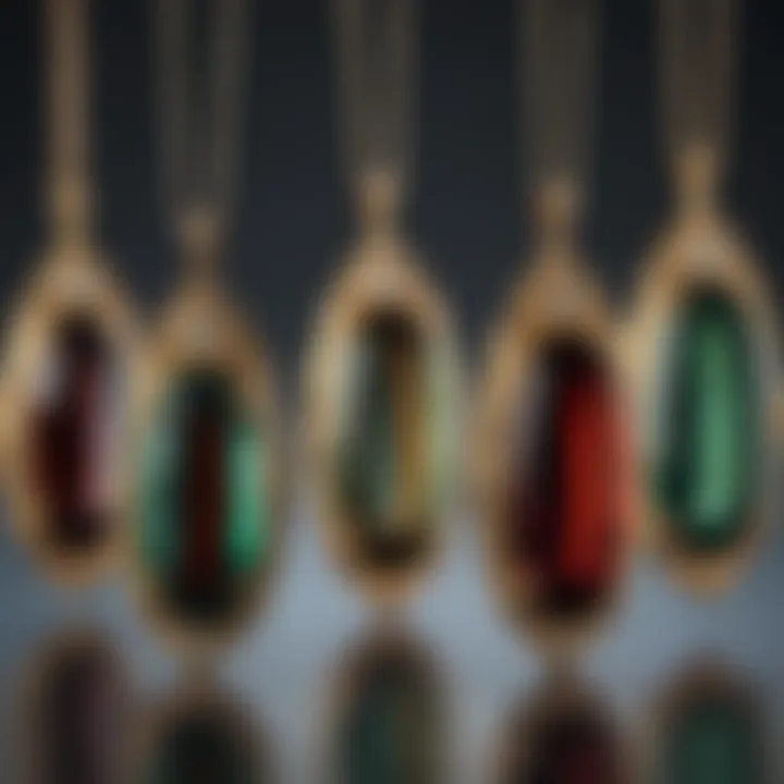 Exquisite Congo Tourmaline Pendants Reflecting Light
