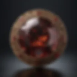 Exquisite Crimson Symphony Garnet