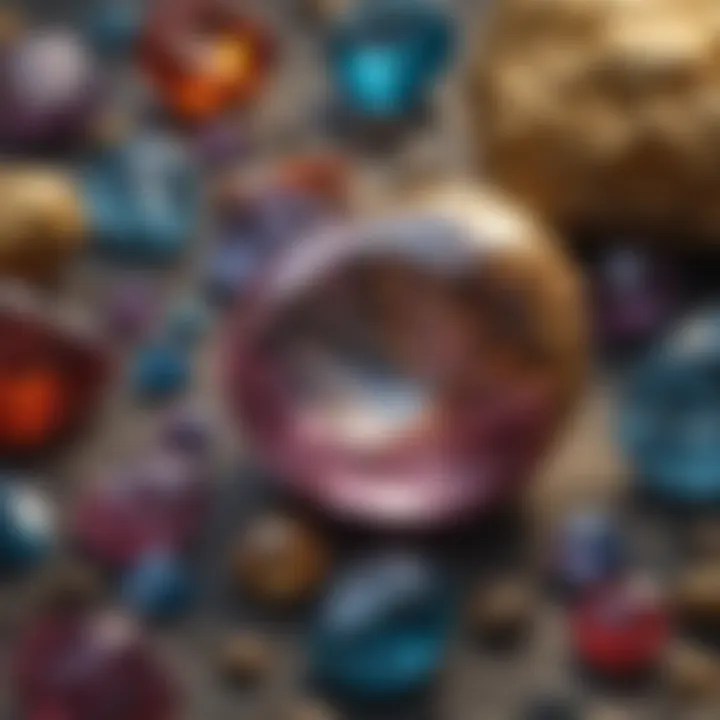 Exquisite gemstones unearthed from unsearched gold paydirt