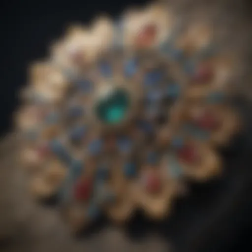 Exquisite Jeweled Brooch