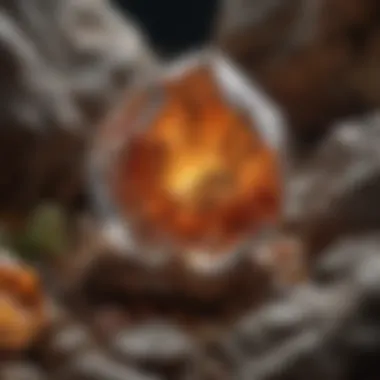 Exquisite Mineral Specimen Reflecting Earth's Splendor Exquisite Mineral Specimen Reflecting Earth's Splendor