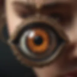 Eye Pendant in Cosmic Harmony