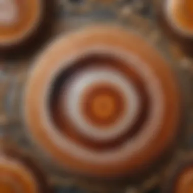 Unique Fairburn Agate revealing geometric formations and crystal structures