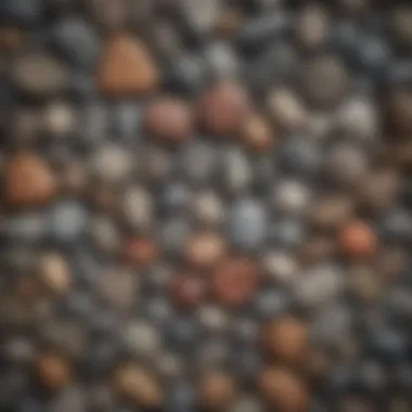An assortment of various types of stone for drilling