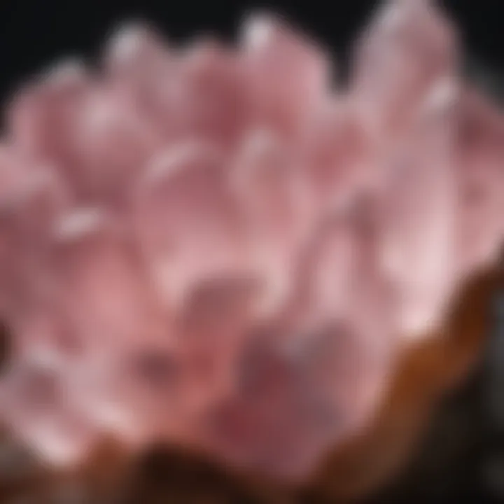 Rose Quartz Crystal Formation