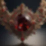 Exquisite Garnet Jewelry Piece