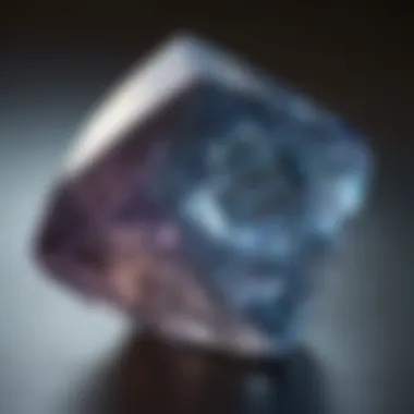 A stunning close-up of a sapphire crystal found in Montana