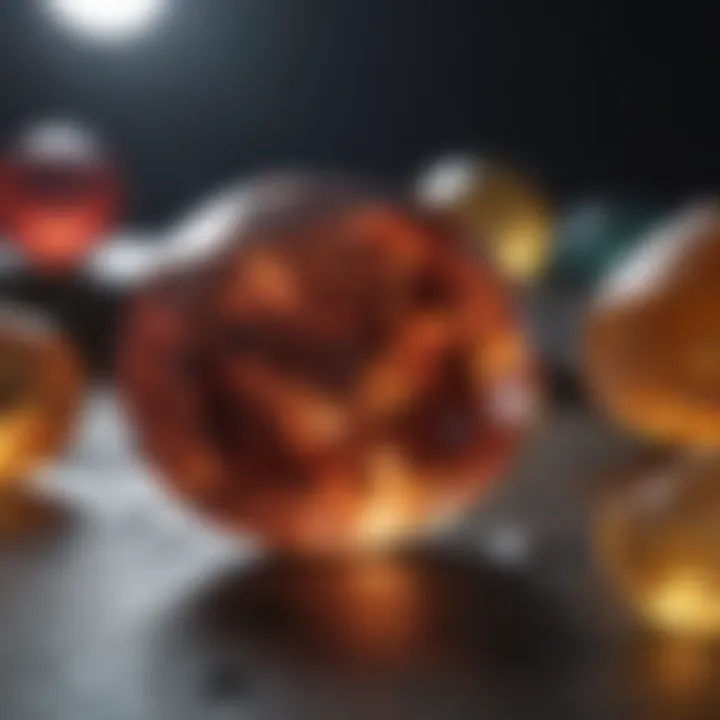 Gemstone cleavage planes revealed