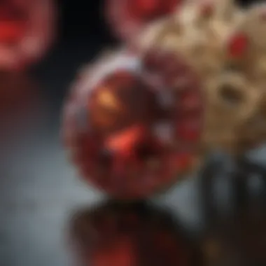 The Radiance of Garnet Unveiled Gleaming Garnet Gemstone